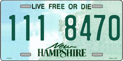 NH license plate 1118470