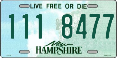 NH license plate 1118477