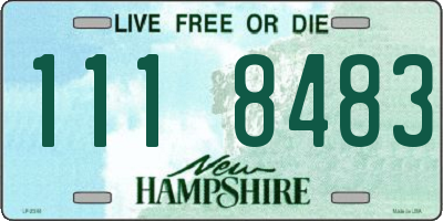 NH license plate 1118483