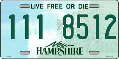 NH license plate 1118512