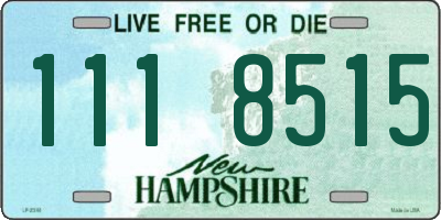 NH license plate 1118515