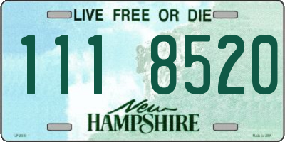 NH license plate 1118520
