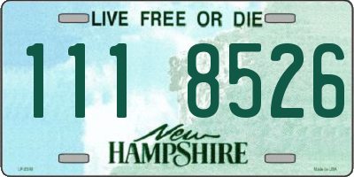 NH license plate 1118526