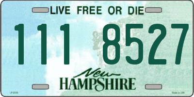 NH license plate 1118527