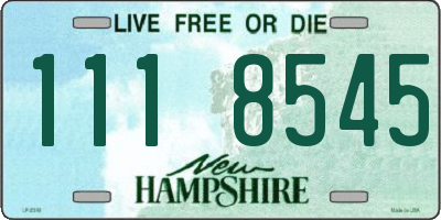 NH license plate 1118545
