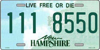 NH license plate 1118550