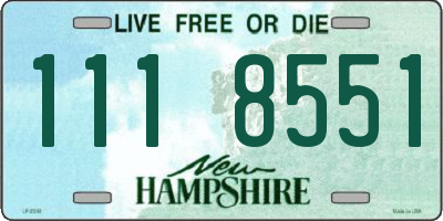 NH license plate 1118551