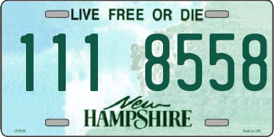 NH license plate 1118558