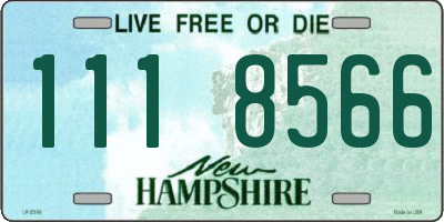 NH license plate 1118566
