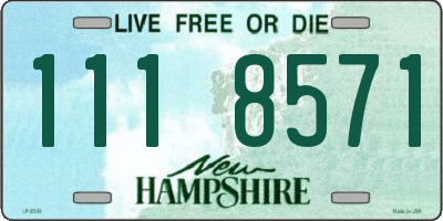 NH license plate 1118571