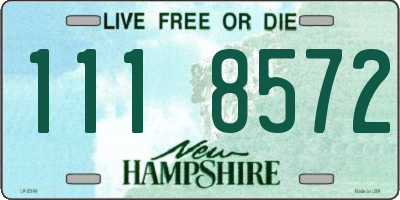 NH license plate 1118572