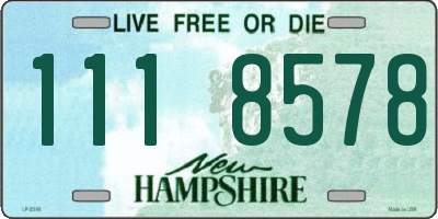 NH license plate 1118578