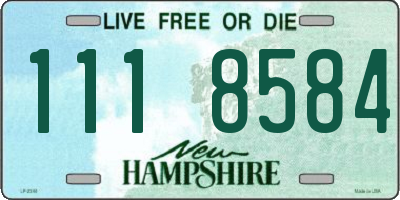 NH license plate 1118584