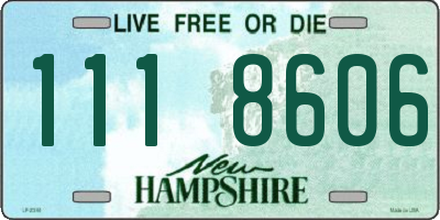 NH license plate 1118606