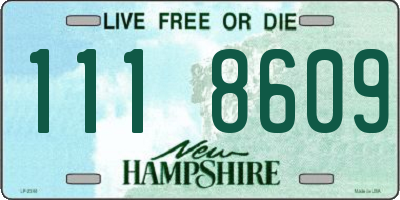 NH license plate 1118609