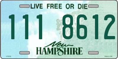NH license plate 1118612