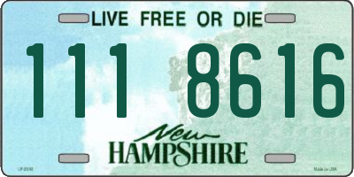 NH license plate 1118616