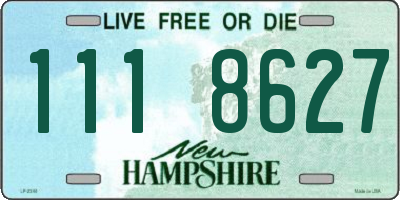 NH license plate 1118627