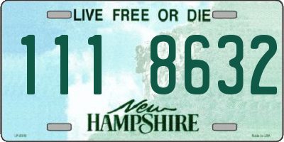 NH license plate 1118632