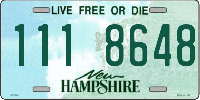NH license plate 1118648