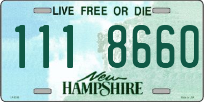 NH license plate 1118660