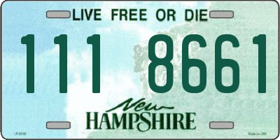 NH license plate 1118661