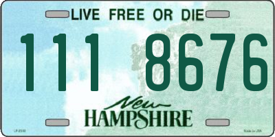 NH license plate 1118676