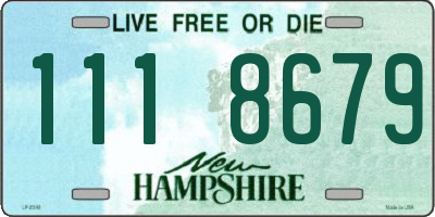 NH license plate 1118679