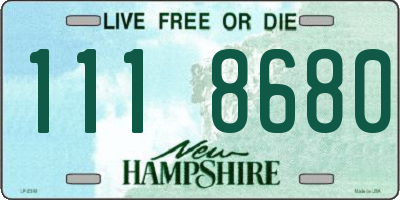 NH license plate 1118680