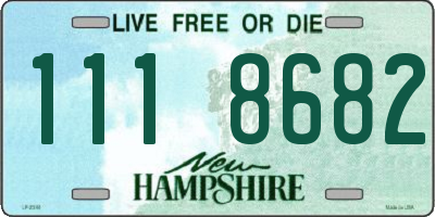 NH license plate 1118682