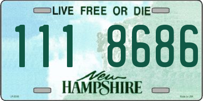 NH license plate 1118686