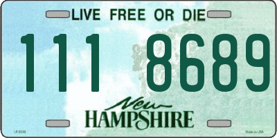 NH license plate 1118689