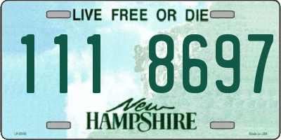 NH license plate 1118697