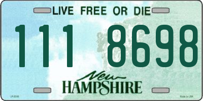 NH license plate 1118698