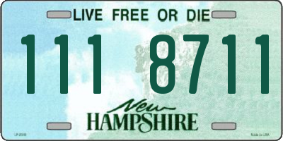 NH license plate 1118711