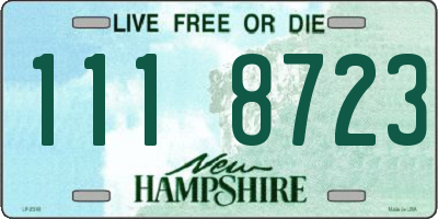 NH license plate 1118723