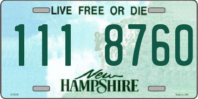 NH license plate 1118760