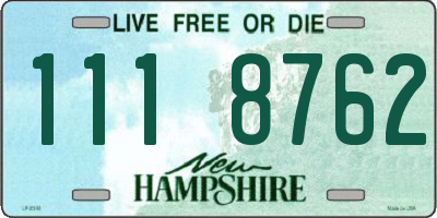 NH license plate 1118762