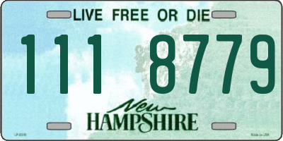 NH license plate 1118779