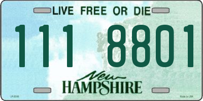 NH license plate 1118801