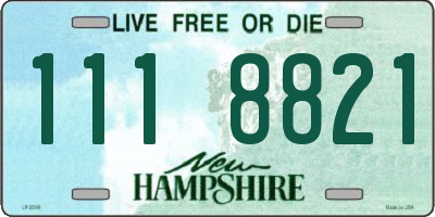NH license plate 1118821