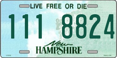 NH license plate 1118824