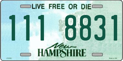 NH license plate 1118831