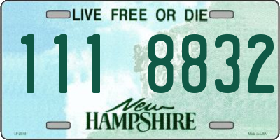 NH license plate 1118832