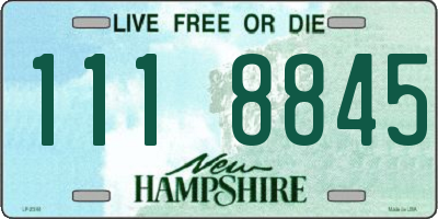 NH license plate 1118845