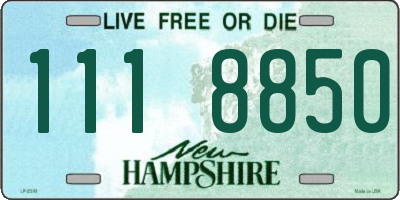 NH license plate 1118850
