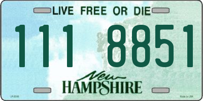 NH license plate 1118851