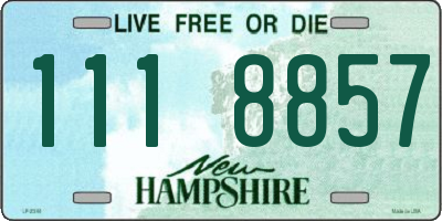 NH license plate 1118857
