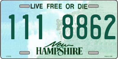 NH license plate 1118862