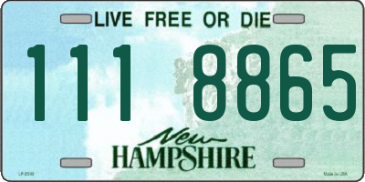 NH license plate 1118865